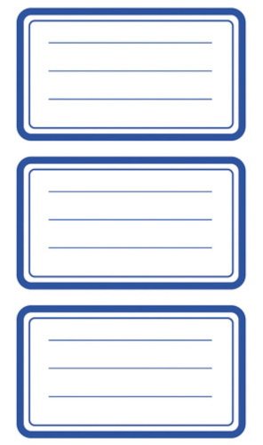 book labels Z-design School junior 76 x 120 mm paper