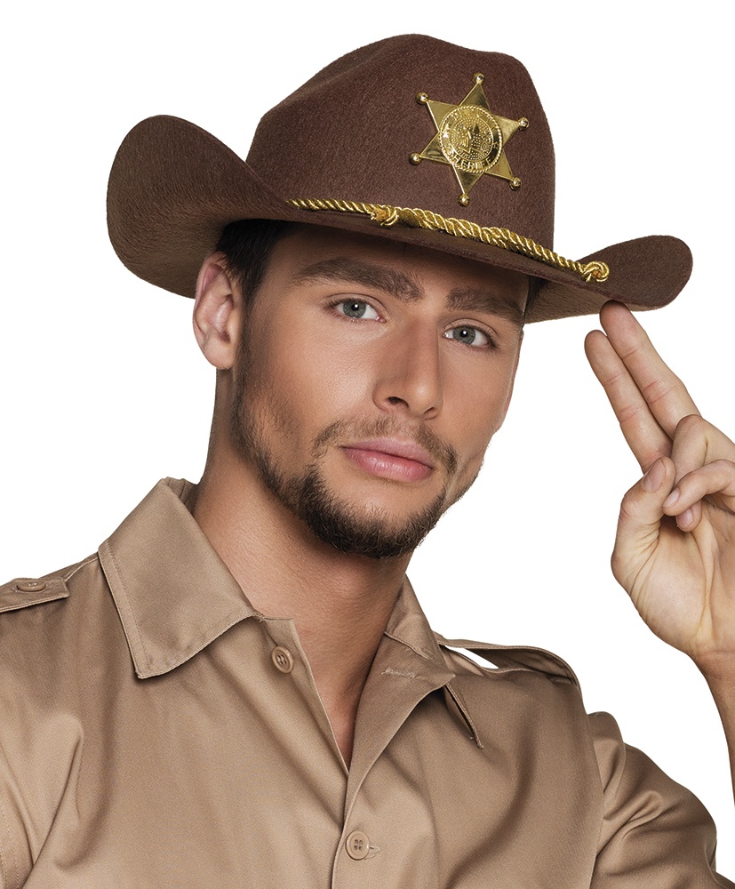 Brown deputy sheriff hat Clearance