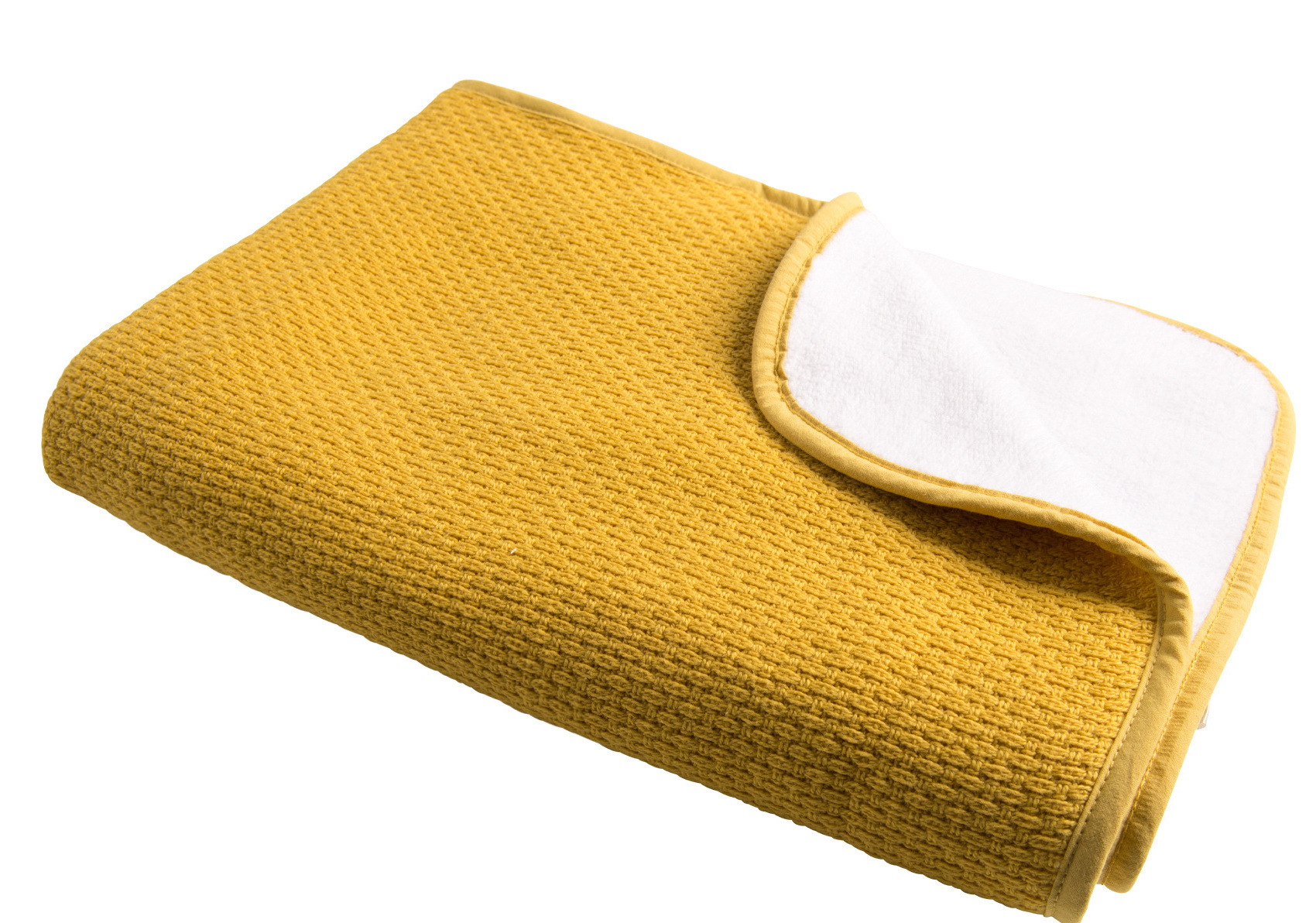 Briljant Baby Blanket Pique Winter 100 X 150 Cm Cotton Yellow White Twm Tom Wholesale Management