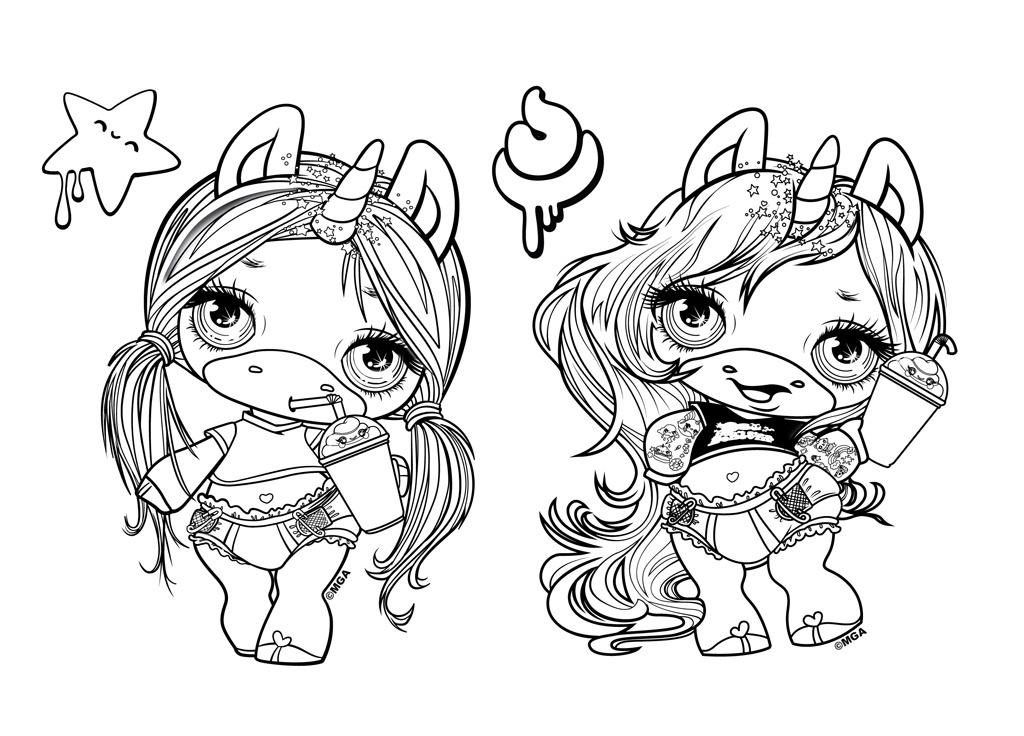 Diakakis drawing pad Poopsie 33 x 23 cm 40 sheets 3-part blue ...