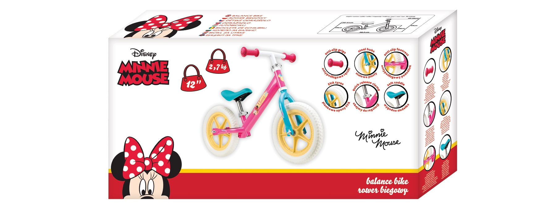 minnie balance bike