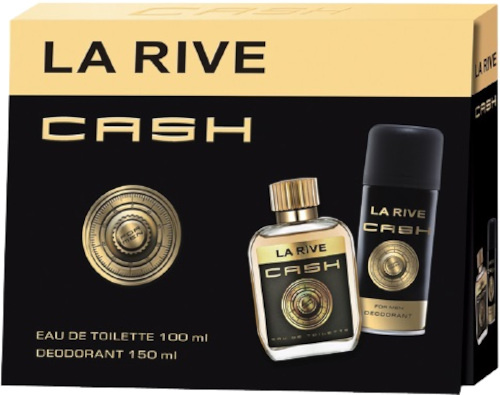 La Rive Fragrance Set Cash For Men 100 150 Ml Black Gold 2 Piece Internet Health Beauty