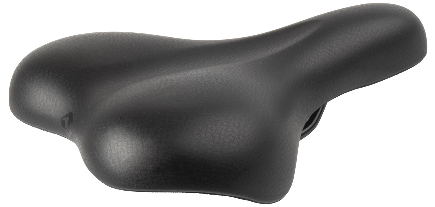 M-Wave zadel Vacu City 268 x 190 mm elastomeer/staal zwart - Giga-Bikes  Tilburg