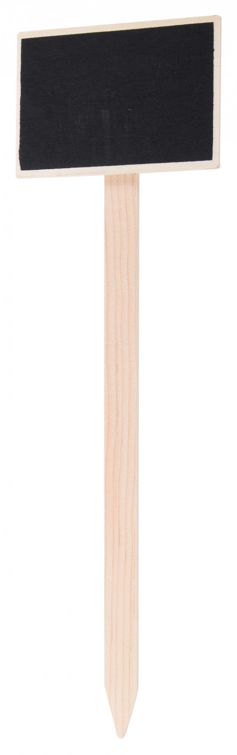 Pro Garden plant labels 34 x 10 cm wood clear/black 3-part ...