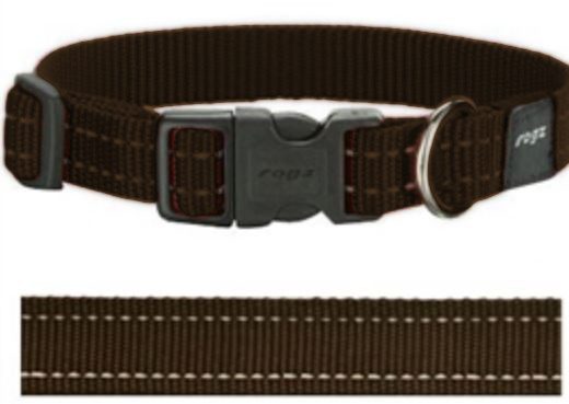 rogz leather collar