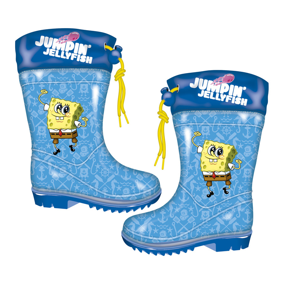 spongebob rain boots