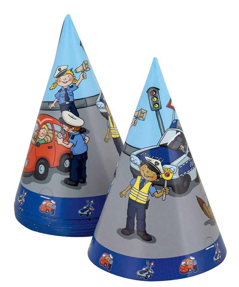 Police party hat clearance