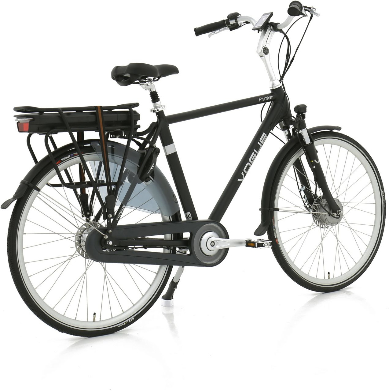 Vogue Premium 28 Inch Heren 7V Rollerbrake Matzwart - Internet-Bikes