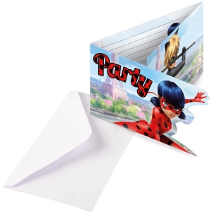Amscan Invitations Lady Bug 8 Pieces Internet Partyshop