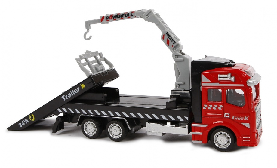 2-Play autoprepravník tlakový odliatok 19 cm červený