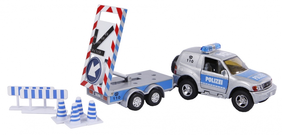 2-Play 2 play duitse politie met pijlwagen pull back 8 delig
