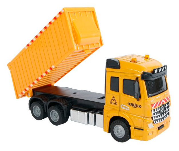 truck junior 17 cm steel yellow