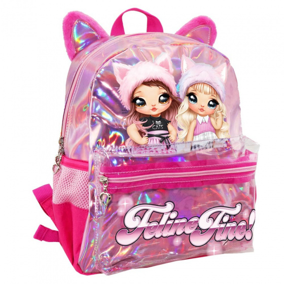backpack NaNaNa girls 27 x 10 x 31 cm polyester silver