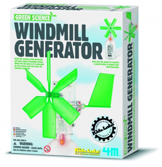 4M Kidzlabs Green Science: Generátor veterných mlynov French