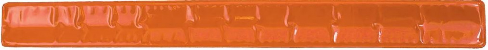folding bracelet 29,5 x 3 cm PVC orange
