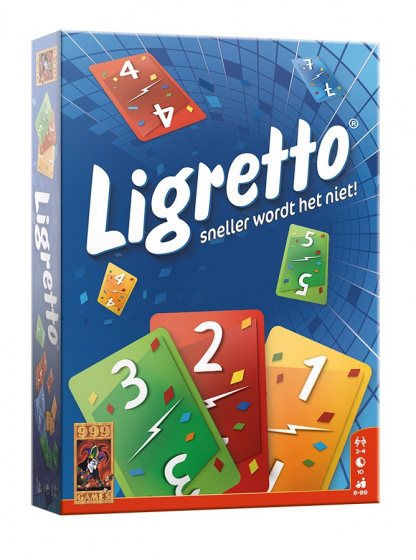 999 Games kaartspel ligretto blauw (nl)