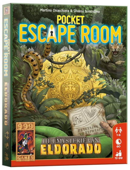 999 Games kaartspel pocket escape room het mysterie eldorado