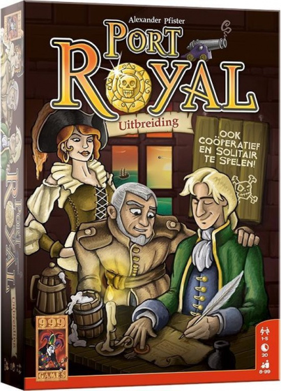 999 Games kaartspel port royal uitbreiding 17,8 cm karton bruin (nl)