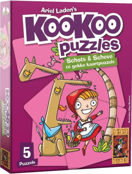 999 Games legpuzzel kookoo sprookjes karton 24 stukjes