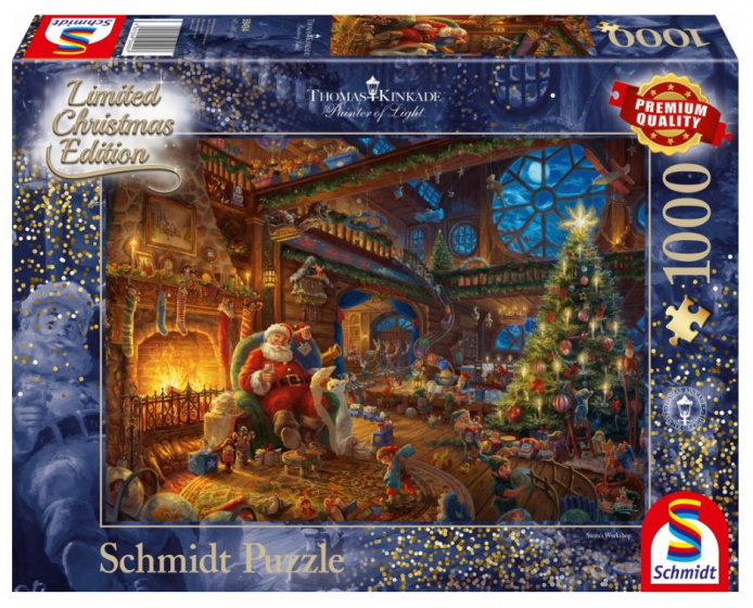 999 Games skladačka Santa Claus kartón 1000 dielikov