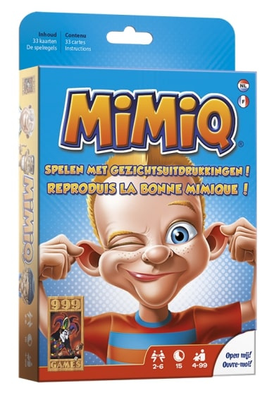 999 Games Mimiq kartová hra 33 dielov (NL/FR)
