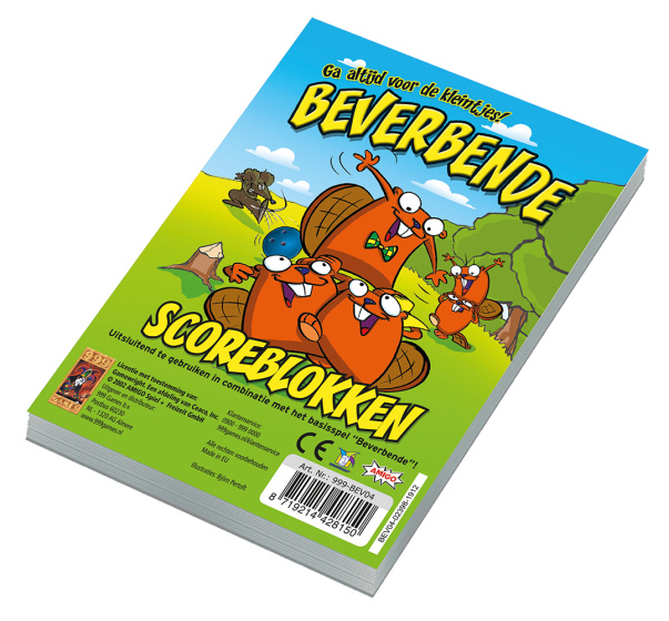 999 Games scoreblokken beverbende 3 stuks (nl)