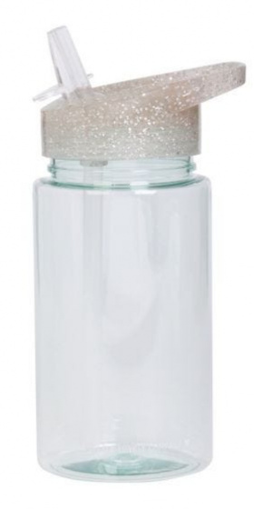 drinking bottle Glitter Silver 450 ml bpa-free