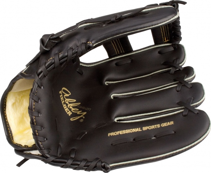 baseball glove left hand senior black size 12,5