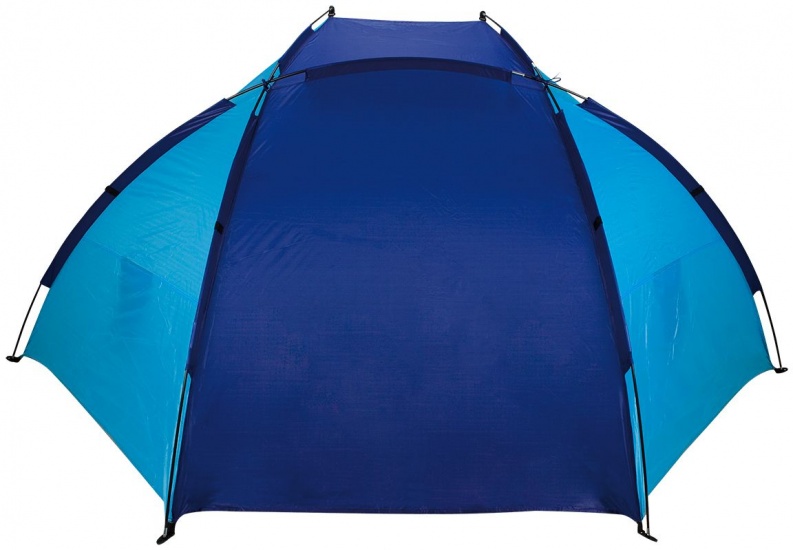 Beach tent 270 x 120 x 120 cm blue / light blue