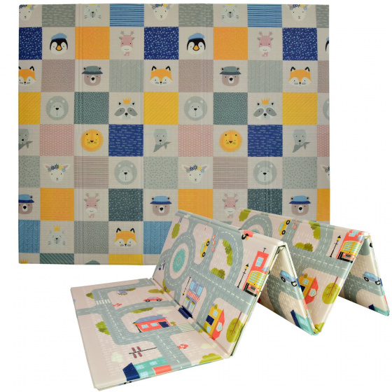 ACHOKA waterdichte speelmat foam 177 x 197 cm multicolor