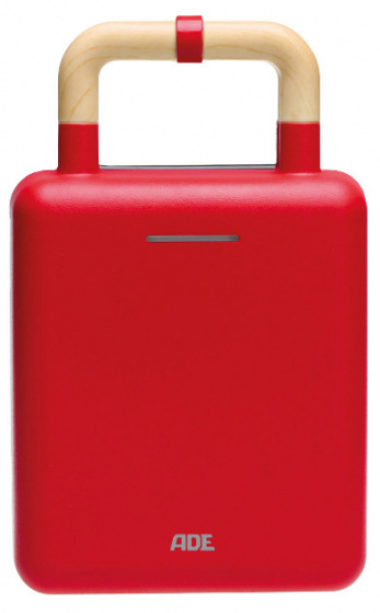 ADE wafel en tosti ijzer 600W 22,2 x 13,8 cm ABS/RVS rood ADE wafel en tosti ijzer 600W 22,2 x 13,8 cm ABS/RVS rood