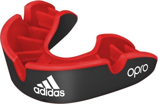 mouth guard Opro Gen4 Silver junior rubber black