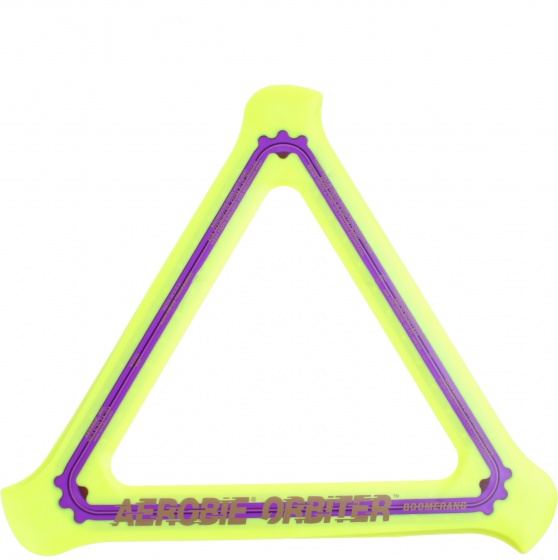 boomerang 29 x 26 cm yellow