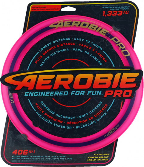 frisbee ring Pro 33 cm rubber pink