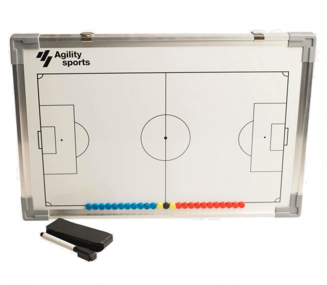 coachboard football magnetic 45 cm white