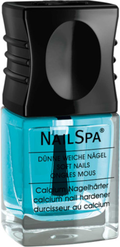 Alessandro nail hardener Calcium 10 ml blue/transparent