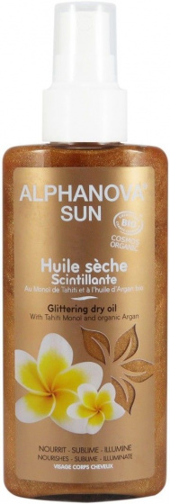 Alphanova opaľovací olejový bronzer unisex zlatý 125 ml