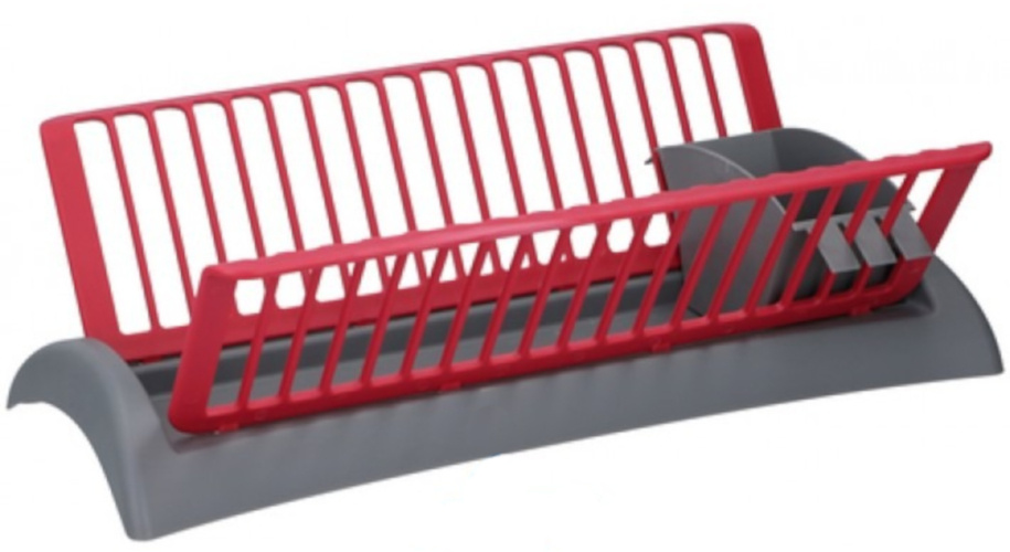 Alpina odkvapkávacia tyč plastová 46,5x26x14 cm sivá/červená