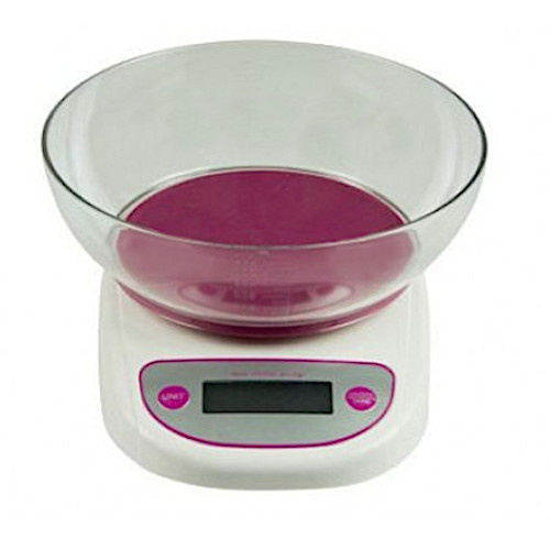 Alpina kuchynská váha do 5 kg +/- 2 gramy ružová