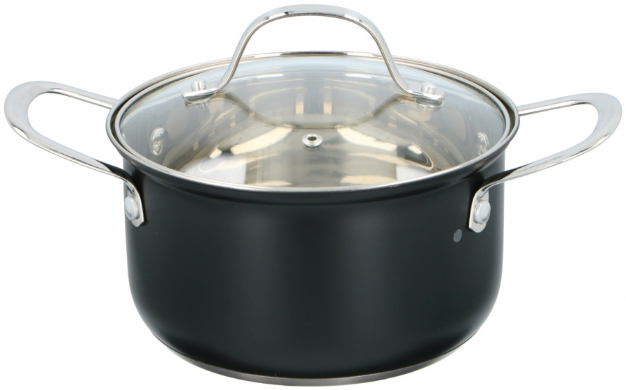 Alpina kookpan zwart 18 cm Alpina kookpan zwart 18 cm