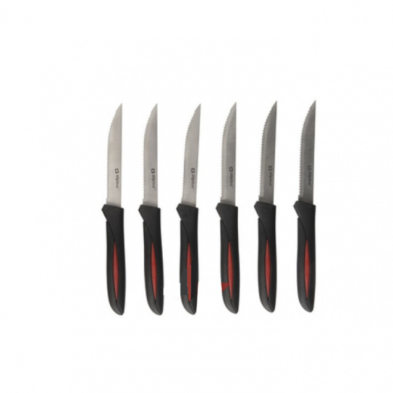 Alpina messenset steak mes zwart 22,8 cm 12 stuks Alpina messenset steak mes zwart 22,8 cm 12 stuks