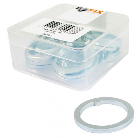 Bofix balhoofdopvulring 1 inch chroom (229102) 25 stuks