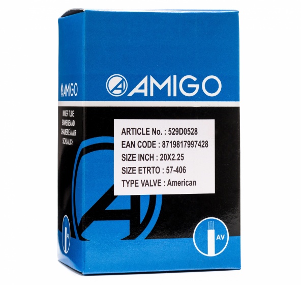 AMIGO Duša 20 x 2,25 (57-406) AV 48 mm