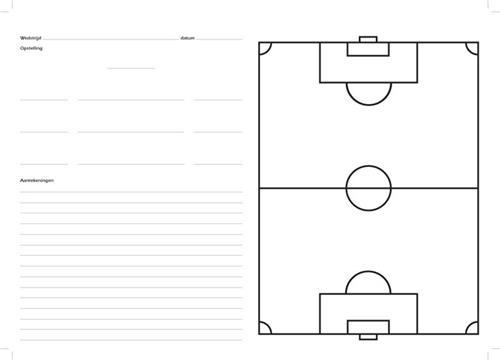 Coachpapier soccer A4 100 sheets