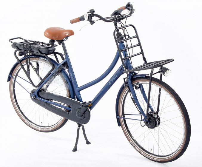 E-Strong T2 28 Inch 57 cm Dames 3V Rollerbrake Donkerblauw