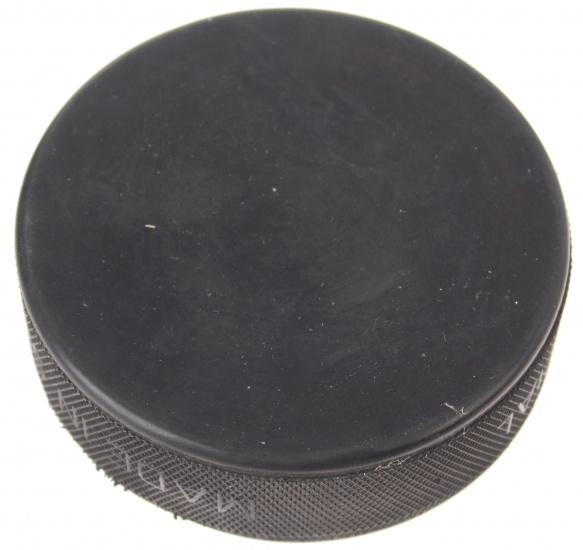 Ice hockey puck black 76 x 25 mm