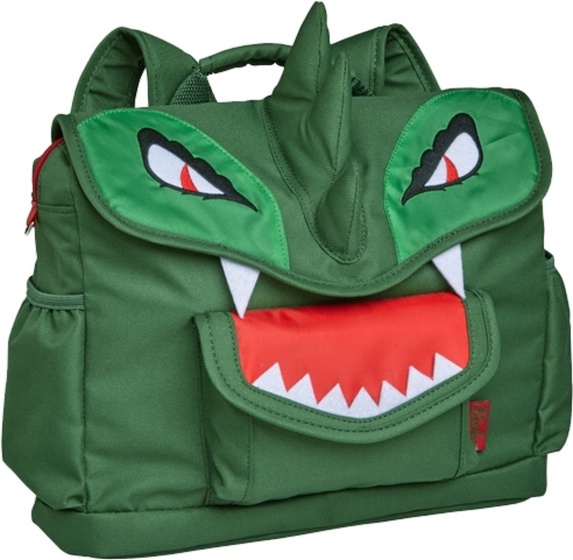 Bixbee kleuterschooltas dino 6 liter groen 20 x 30 x 10 cm