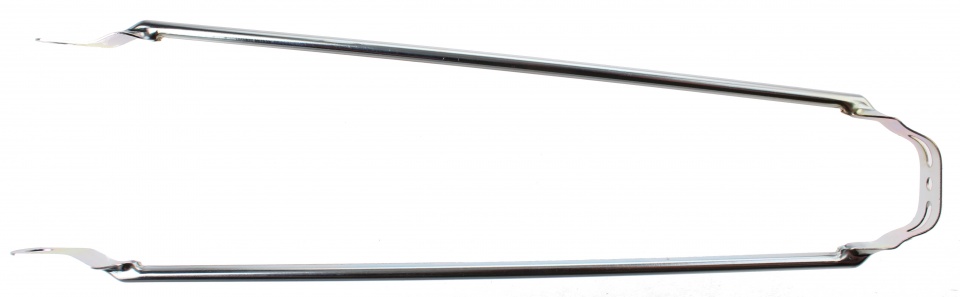 TOM spatbordstang 28 inch staal zilver per stuk