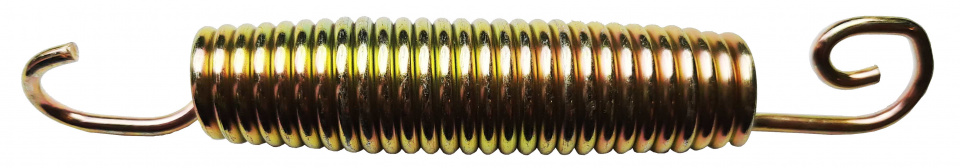 Trampoline Spring 145 mm steel Gold