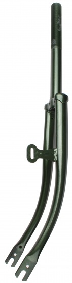 Japs voorvork vast 28 inch 1 inch staal groen
